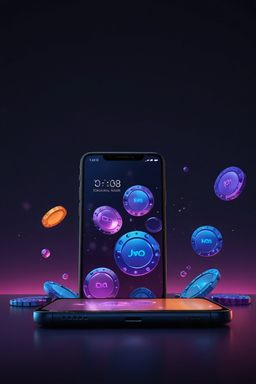 Vibro Bet casino app on smartphone