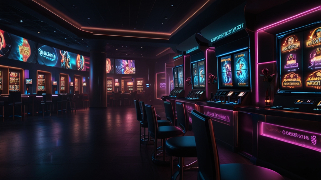Different casino bonus offers displayed for separate player profiles in a dark lobby